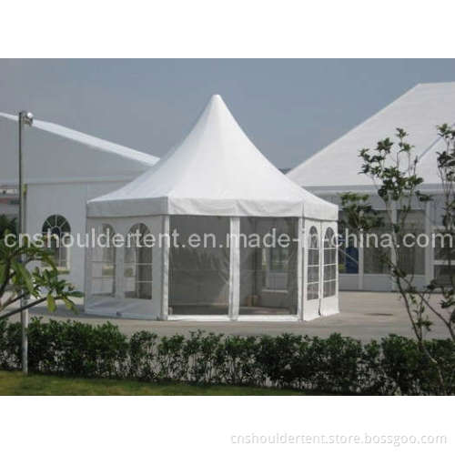 Hexagonal Peak Tent With Door&Window
